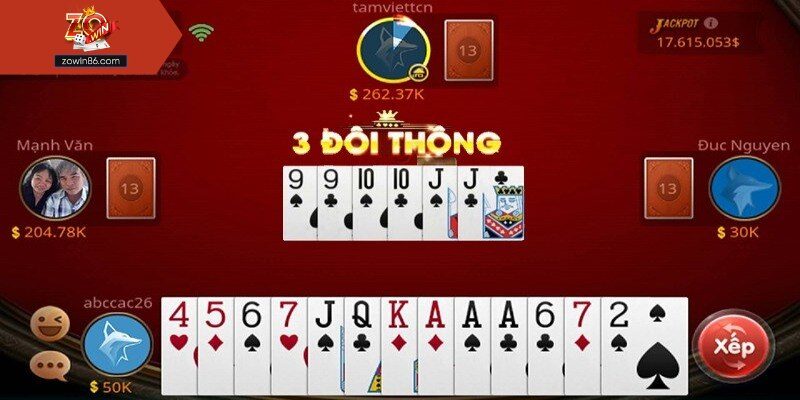Hướng dẫn cách chơi tiến lên miền Nam