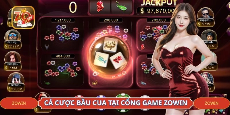 Cá cược bầu cua tại cổng game ZOWIN